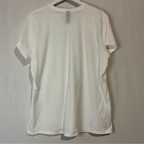 Hanes Nano-T Women’s Casual Crewneck Short Sleeve Tee Shirt White NWOT - Picture 6 of 8